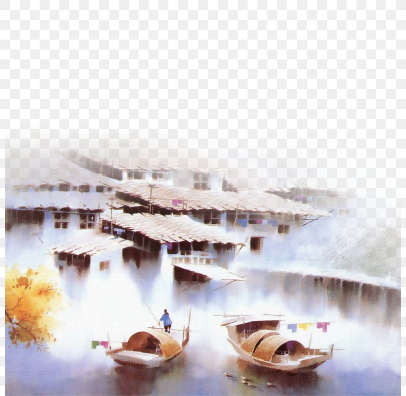 Jiangnan Watercolor Painting Gouache, PNG, 800x800px, Jiangnan, Data, Fukei, Gouache, Information Download Free