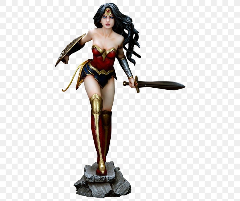 Wonder Woman Action & Toy Figures DC Comics Statue, PNG, 480x688px, Wonder Woman, Action Figure, Action Toy Figures, Artist, Comic Book Download Free