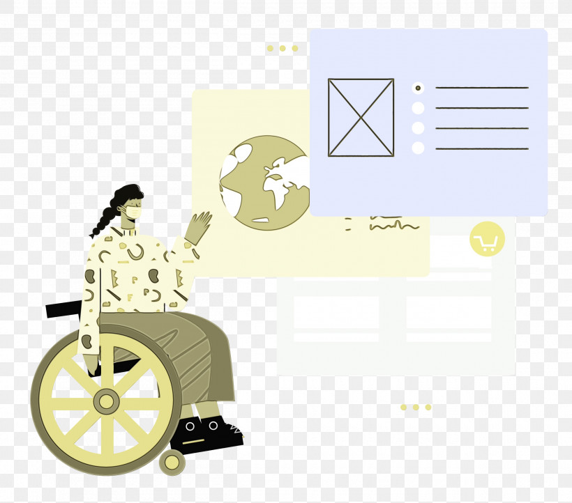 Cartoon Drawing Visual Arts Logo Wheelchair, PNG, 2500x2204px, Wheel Chair, Cartoon, Drawing, Gratis, Logo Download Free