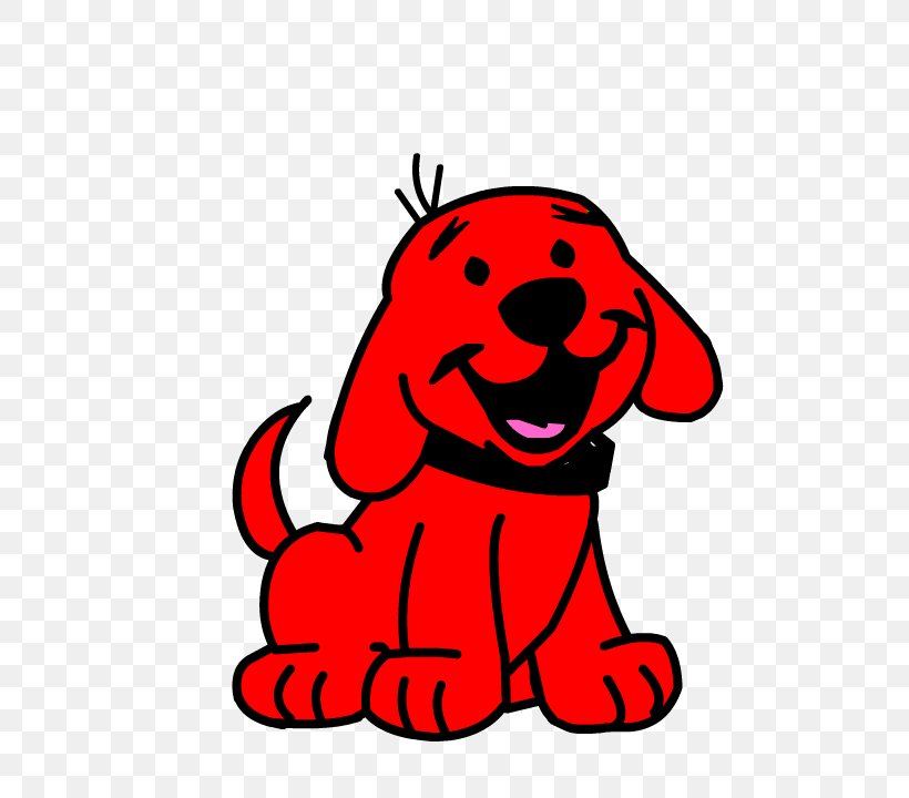 Clifford The Big Red Dog Puppy Clip Art, PNG, 534x720px, Watercolor, Cartoon, Flower, Frame, Heart Download Free
