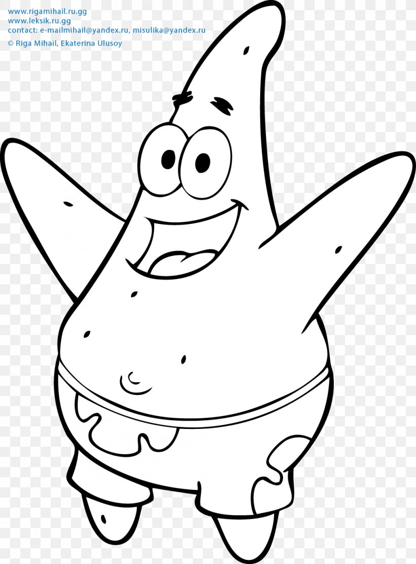 Patrick Star Coloring Book Child Animation, PNG, 1017x1378px, Watercolor, Cartoon, Flower, Frame, Heart Download Free