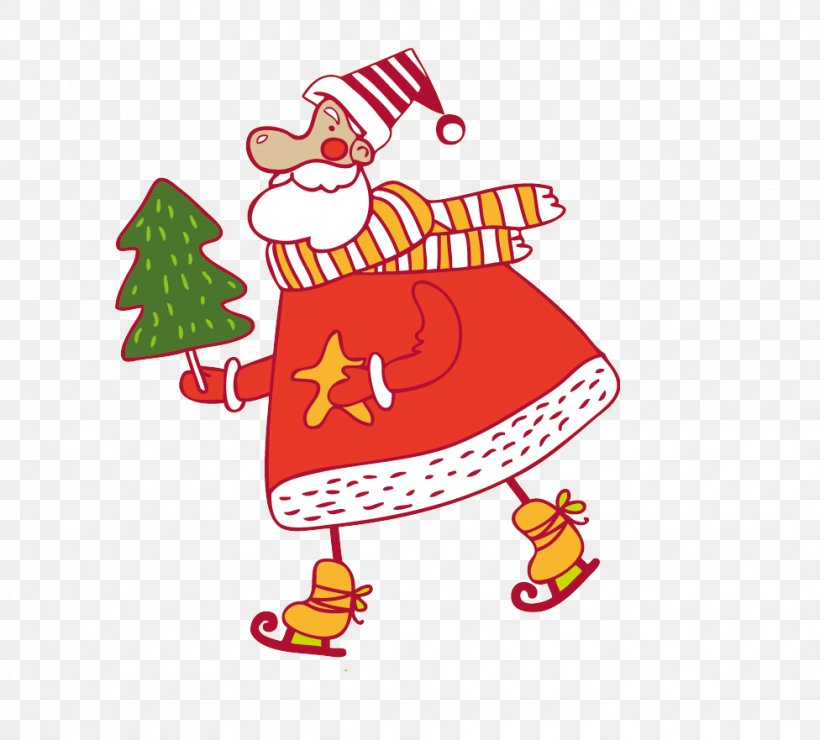 Ded Moroz Santa Claus Christmas Tree Clip Art, PNG, 976x881px, Ded Moroz, Area, Artwork, Christmas, Christmas Decoration Download Free