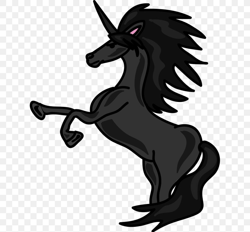 The Black Unicorn Horse Mane Clip Art, PNG, 625x762px, Unicorn, Black And White, Black Unicorn, Carnivoran, Coloring Book Download Free