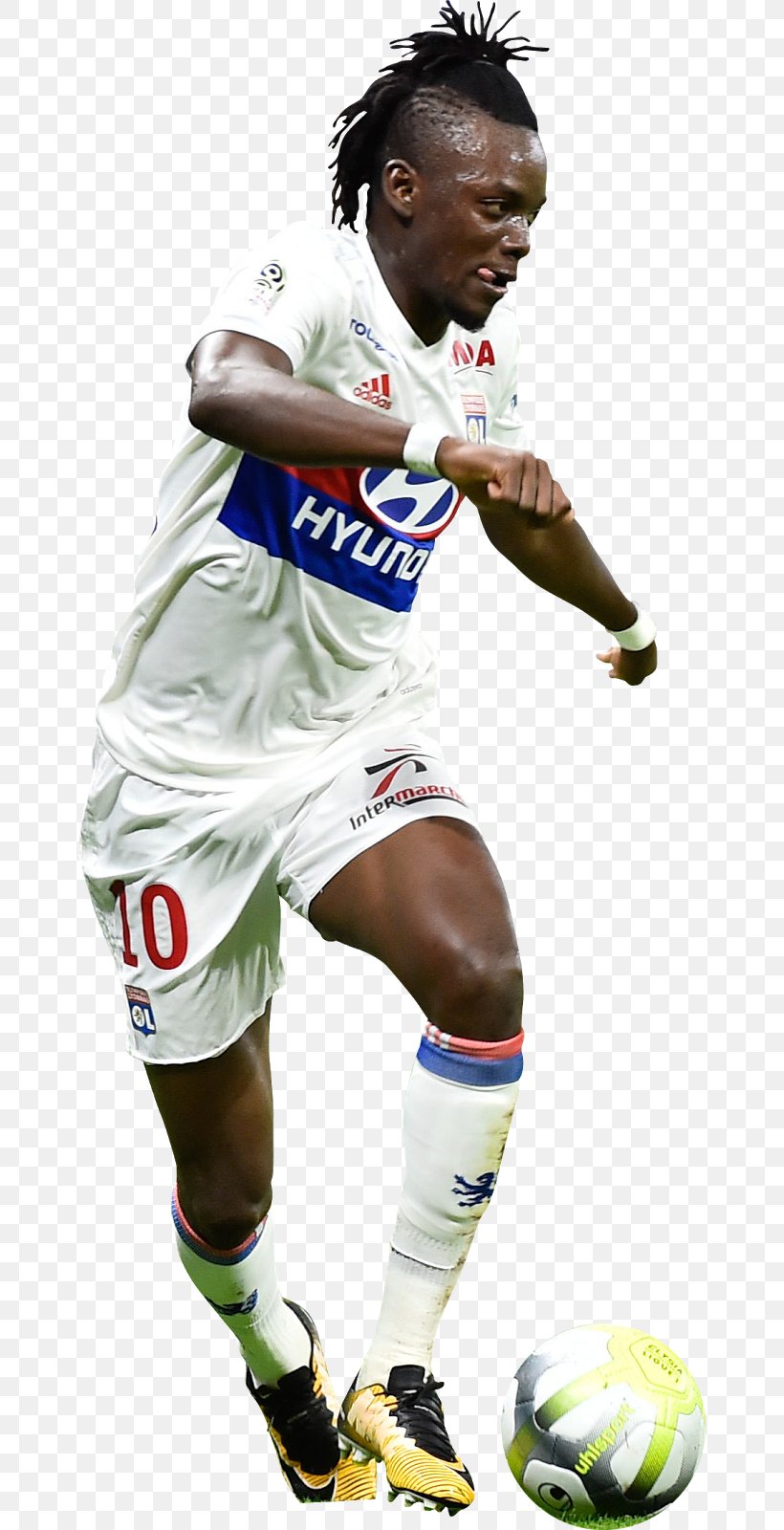 Bertrand Traoré Olympique Lyonnais Football Player Team Sport, PNG, 656x1600px, 2017, 2018, Olympique Lyonnais, Ball, Football Download Free