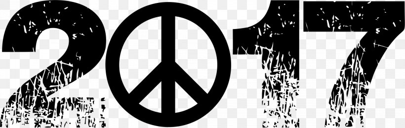 Graphic Design Peace Clip Art, PNG, 2333x741px, Peace, Black, Black And White, Brand, Gifted Download Free
