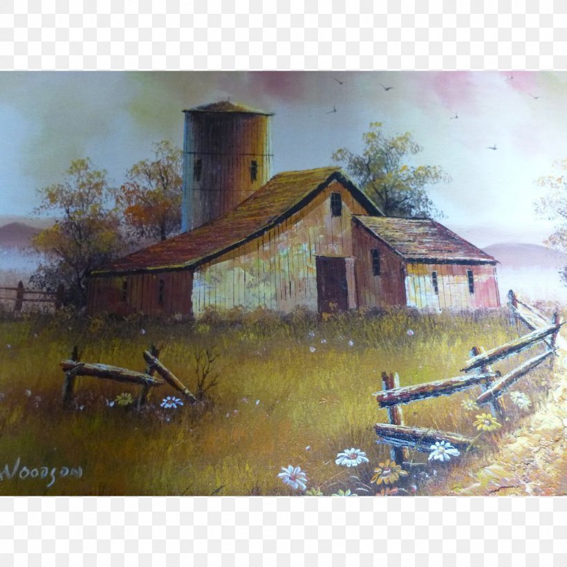 Watercolor Painting House Farm, PNG, 1024x1024px, Painting, Barn, Cottage, Farm, Farmhouse Download Free