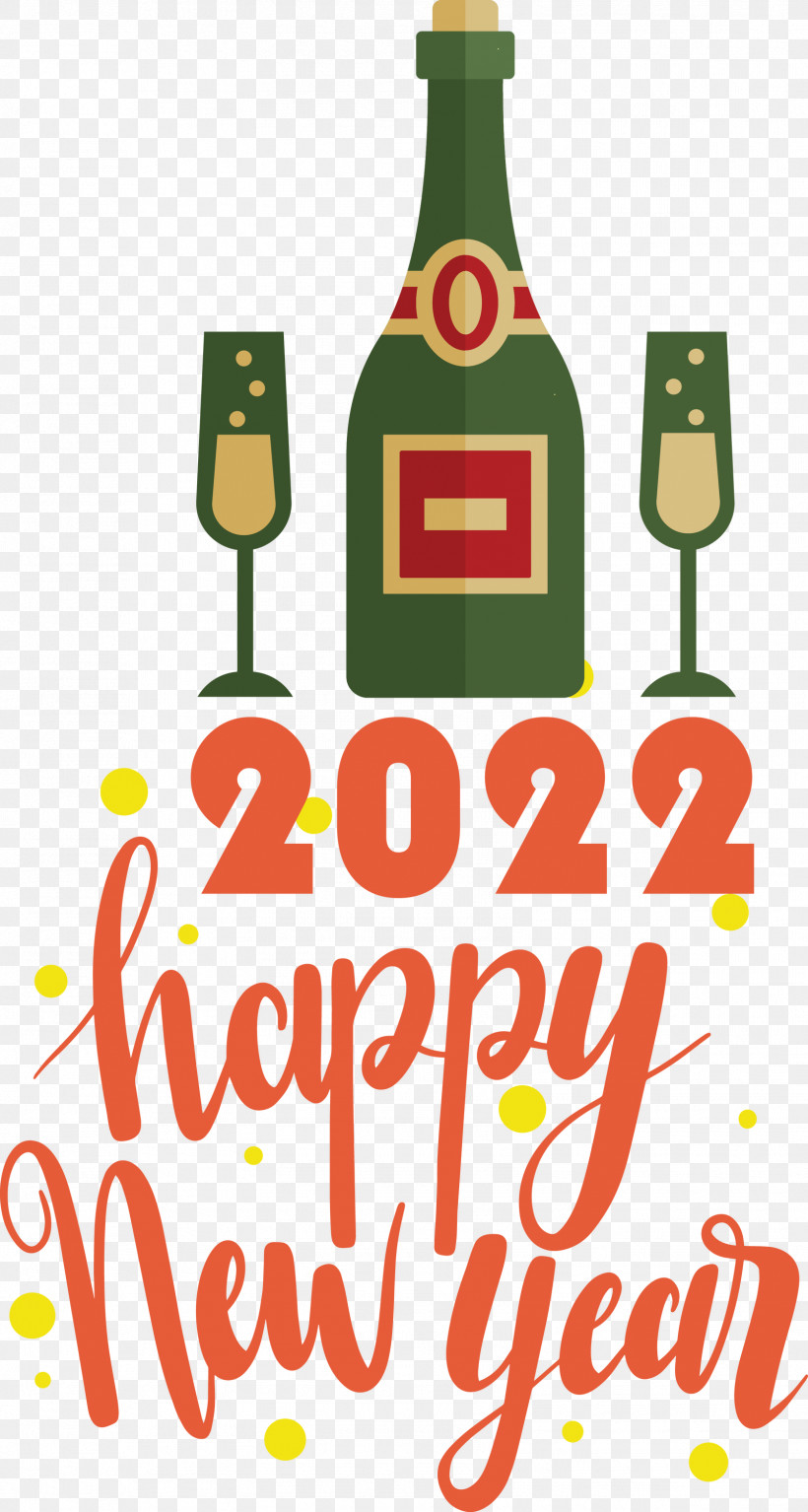 2022 Happy New Year 2022 New Year Happy 2022 New Year, PNG, 1603x3000px, Glass Bottle, Bottle, Geometry, Glass, Line Download Free