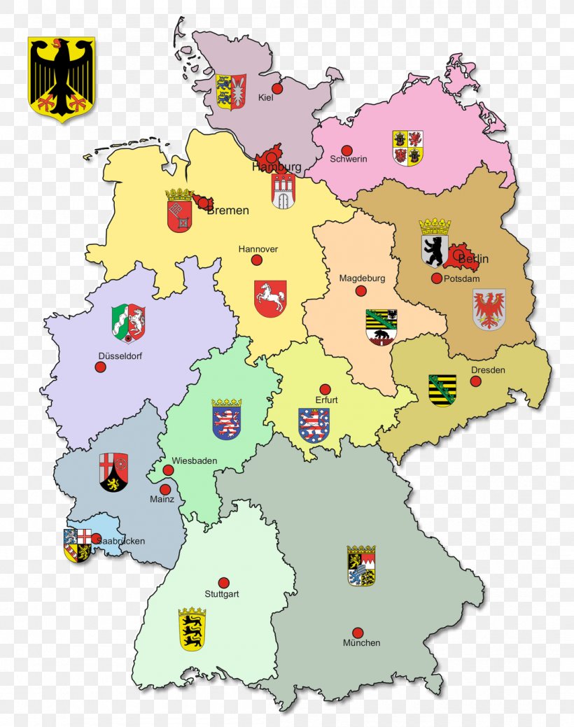 Germany Map With States And Cities 1088