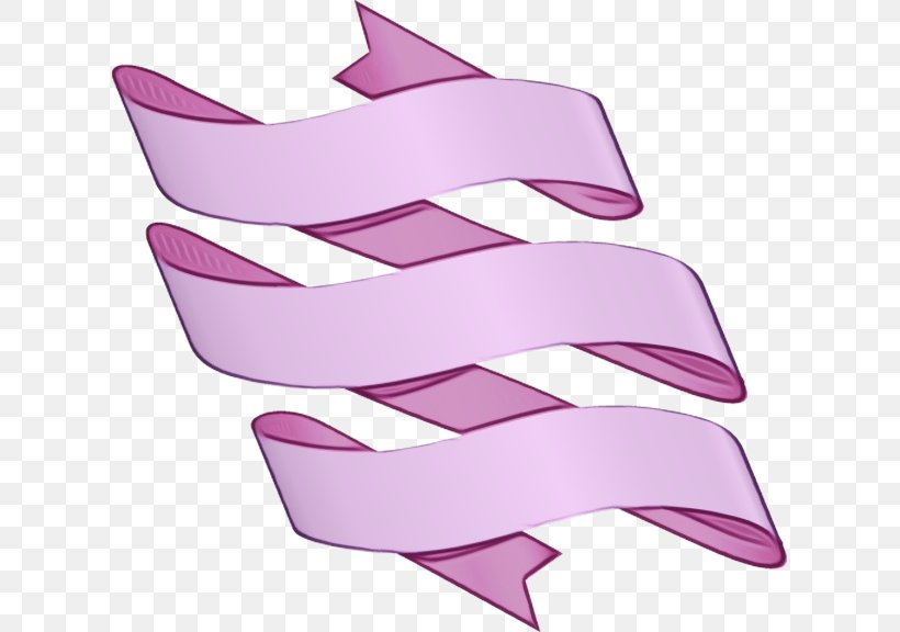 Pink Violet Purple Clip Art Ribbon, PNG, 617x576px, Watercolor, Paint, Pink, Purple, Ribbon Download Free