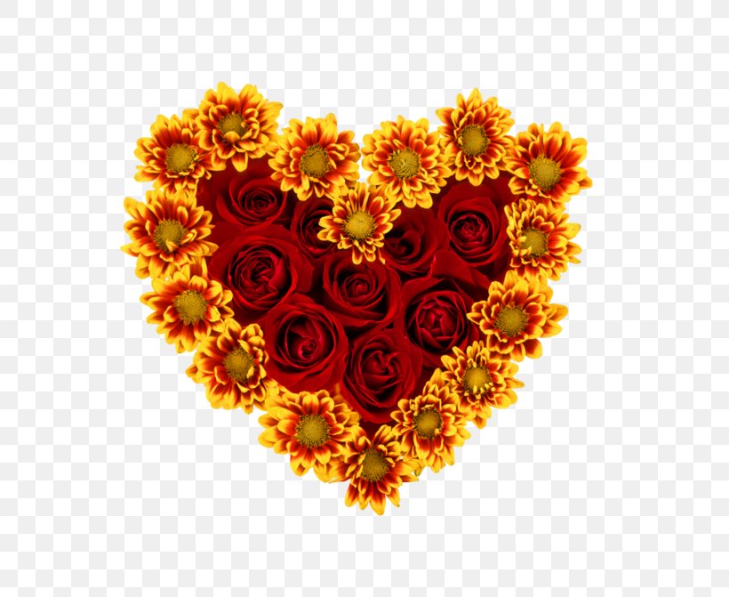 Common Sunflower Rose Desktop Wallpaper Heart, PNG, 699x671px, Common Sunflower, Chrysanths, Cut Flowers, Floral Design, Floristry Download Free
