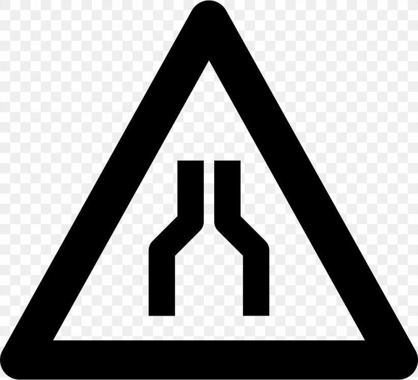 Narrow Sign, PNG, 980x892px, Traffic Sign, Area, Black And White, Brand, Sign Download Free