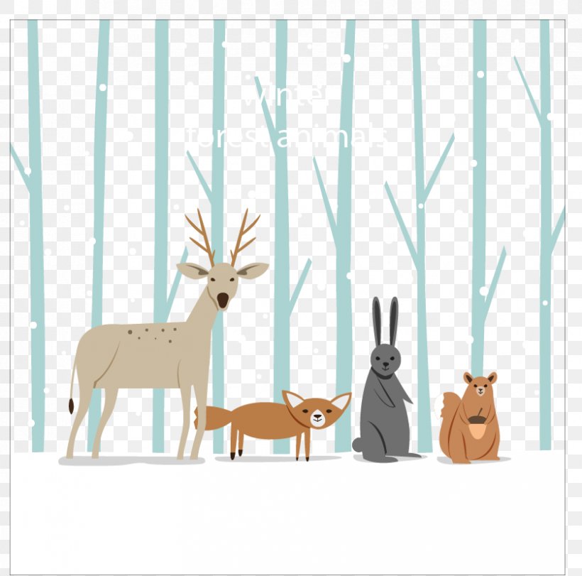 Reindeer Animal Winter, PNG, 838x829px, Reindeer, Animal, Antler, Deer, Fox Download Free