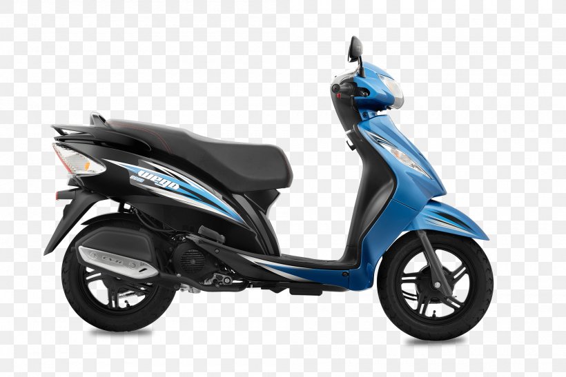 Scooter TVS Wego TVS Motor Company TVS Scooty Motorcycle, PNG, 2000x1335px, Scooter, Aprilia, Automotive Design, Automotive Wheel System, Bicycle Download Free