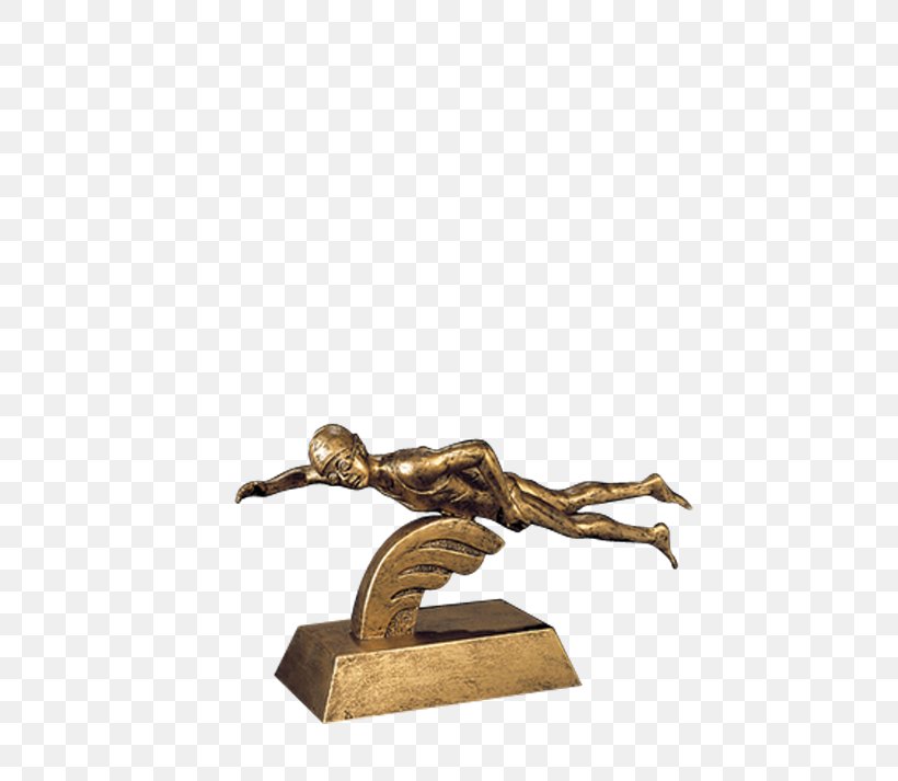 Bronze Sculpture Swimming Trophy, PNG, 597x713px, Bronze Sculpture, Bronze, Metal, Quantity, Resin Download Free
