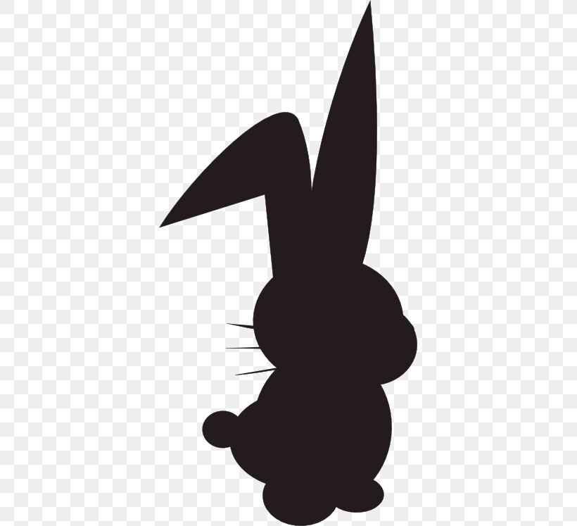 Easter Bunny Clip Art Openclipart Silhouette Image, PNG, 367x747px, Easter Bunny, Beak, Bird, Black And White, Drawing Download Free