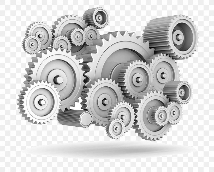 Gear Mechanical Engineering Stock Photography, PNG, 960x772px, Gear, Black And White, Business, Drawing, Hardware Download Free