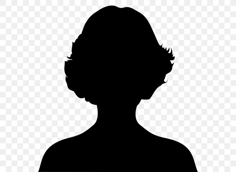 Woman Hair, PNG, 600x600px, Silhouette, Beauty, Black, Black Hair, Blackandwhite Download Free