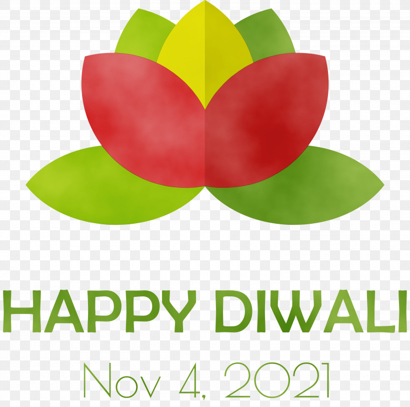 Flower Font Green Petal Fruit, PNG, 3000x2978px, Happy Diwali, Flower, Fruit, Green, Meter Download Free