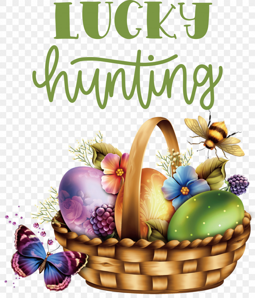Lucky Hunting Happy Easter Easter Day, PNG, 2570x3000px, Happy Easter, Christmas Day, Easter Basket, Easter Bunny, Easter Day Download Free