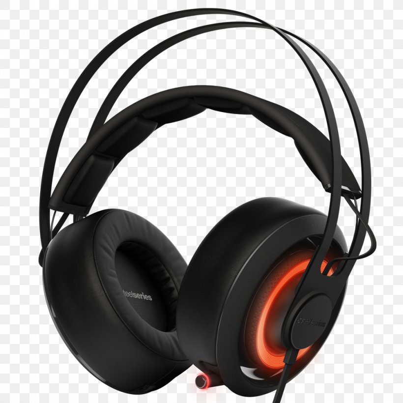 Black Headphones SteelSeries Video Game Audio, PNG, 1000x1000px, 71 Surround Sound, Black, Audio, Audio Equipment, Color Download Free