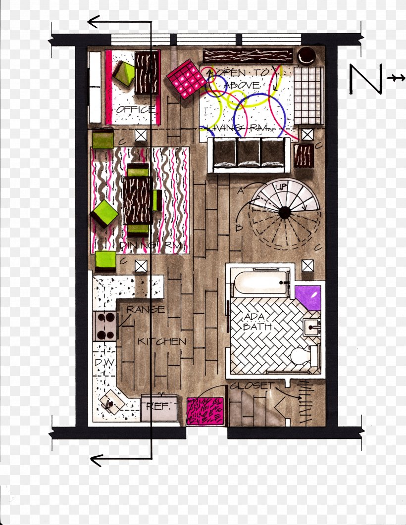 Floor Plan Architectural Drawing Sketch Png 2550x3300px