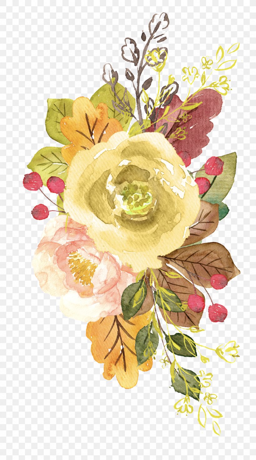 Watercolor Painting Illustration Watercolor: Flowers Image, PNG, 1024x1842px, Watercolor Painting, Art, Creativity, Cut Flowers, Flora Download Free