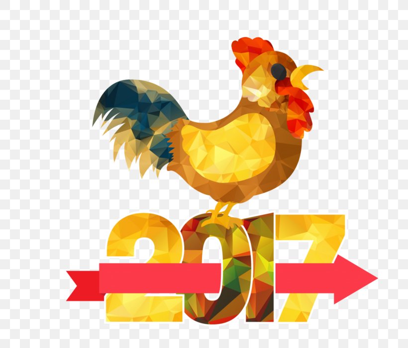 Chinese New Year Vector Graphics Greeting & Note Cards Royalty-free Stock Photography, PNG, 700x698px, Chinese New Year, Beak, Bird, Chicken, Christmas Day Download Free