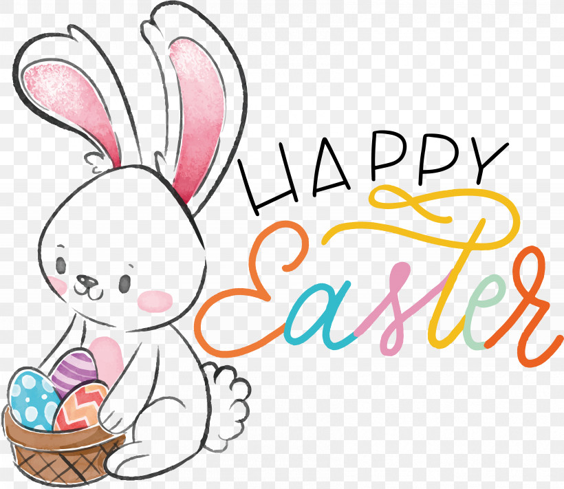 Easter Bunny, PNG, 6768x5872px, Easter Bunny, Cartoon, Flower, Meter, Rabbit Download Free