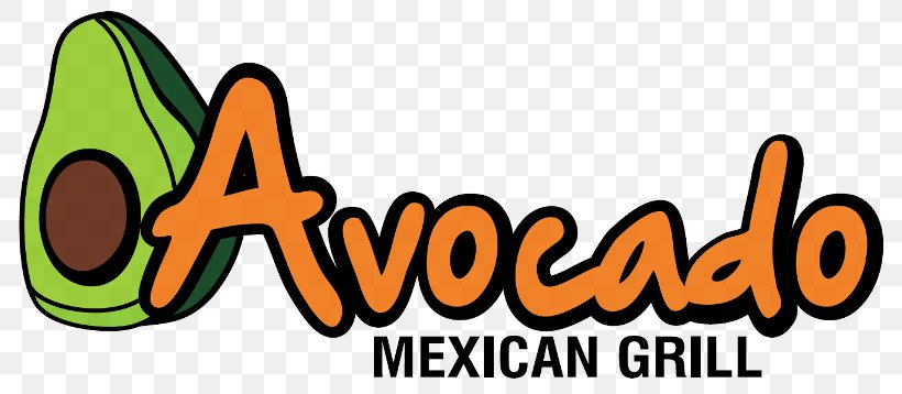 Mexican Cuisine Logo Avocado Mexican Grill Restaurant, PNG, 800x358px, Mexican Cuisine, Area, Avocado, Brand, Celebration Download Free
