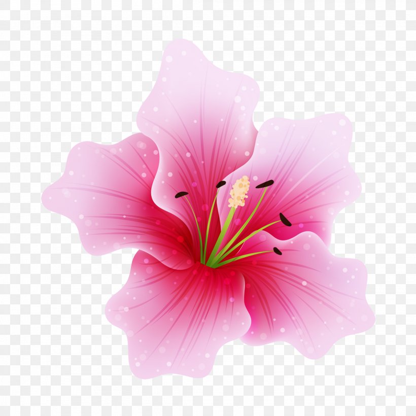 Pink Flowers Clip Art Rose, PNG, 2289x2289px, Pink Flowers, Azalea, Floral Design, Flower, Flowering Plant Download Free