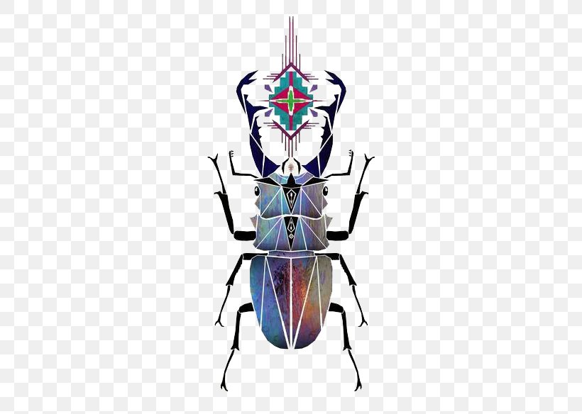 Beetle Art Illustration, PNG, 500x584px, Beetle, Ansichtkaart, Art, Artist, Color Download Free