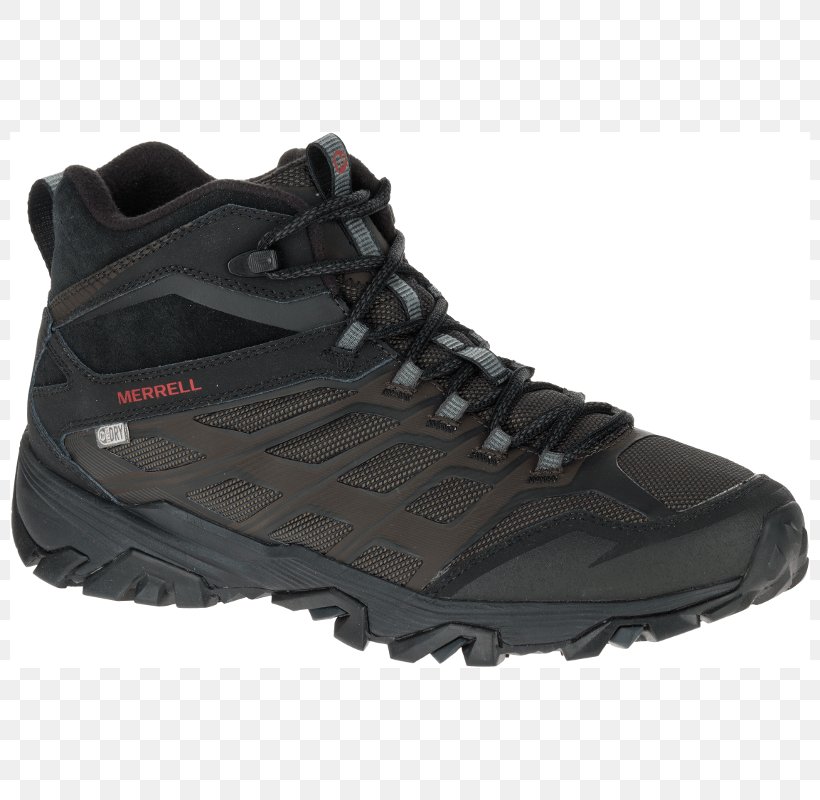 Merrell Moab FST Ice Plus Thermo Mens Shoes Snow Boot Hiking Boot, PNG, 800x800px, Boot, Athletic Shoe, Black, Clothing, Cross Training Shoe Download Free