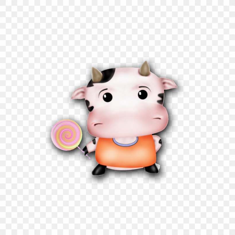 Cattle Calf Cartoon, PNG, 1300x1300px, Cattle, Advertising, Art, Black And White, Calf Download Free