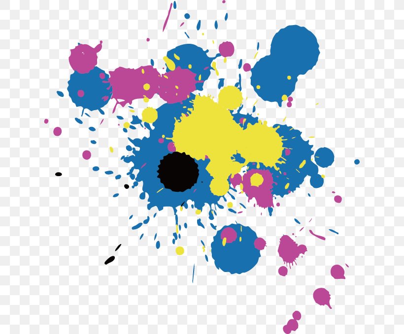 CMYK Color Model Splash Logo, PNG, 641x679px, Color, Cmyk Color Model, Color Printing, Drawing, Floral Design Download Free