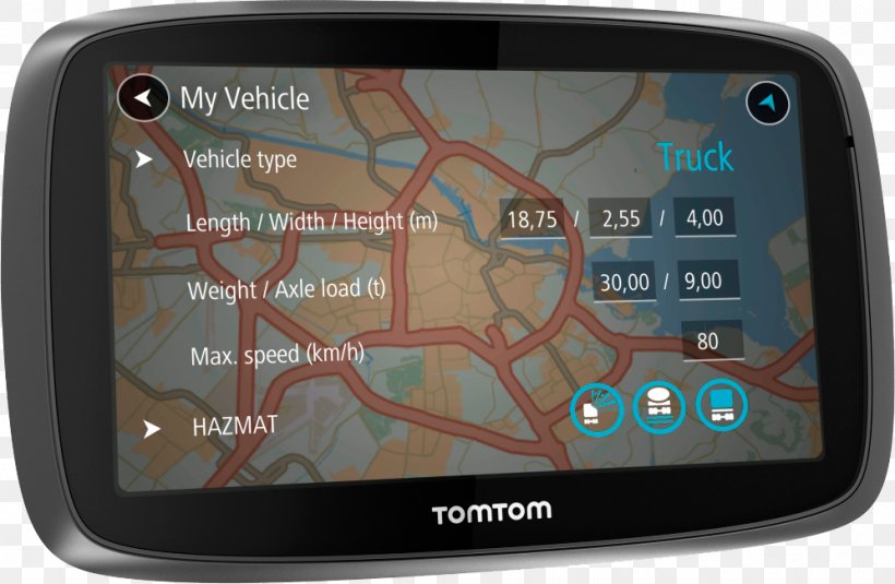 GPS Navigation Systems Car Europe TomTom Trucker 6000, PNG, 996x650px, Gps Navigation Systems, Automotive Navigation System, Car, Driving, Electronic Device Download Free