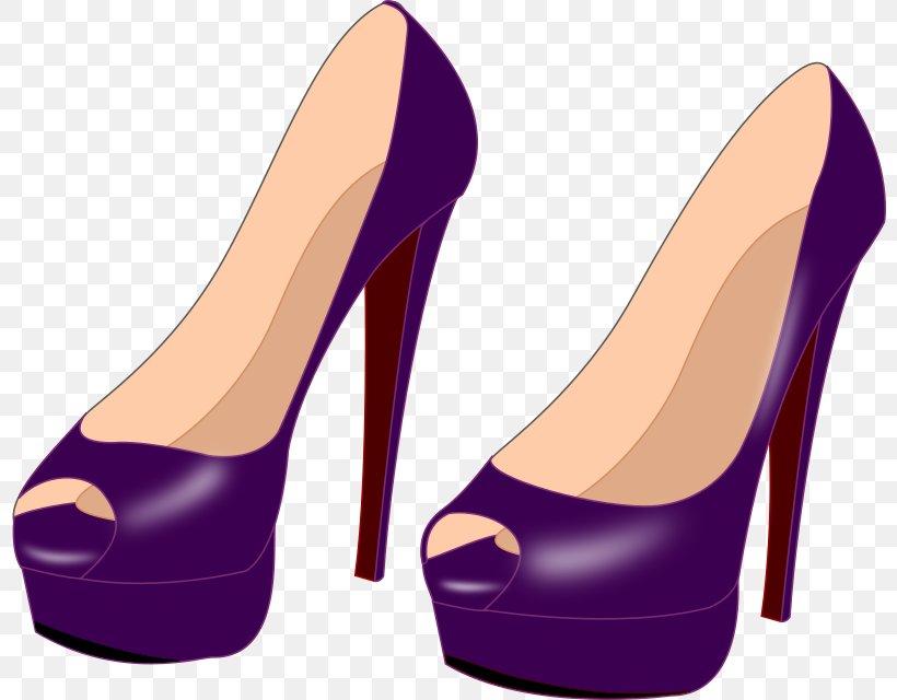 High-heeled Footwear Shoe Stiletto Heel Clip Art, PNG, 800x640px, Highheeled Footwear, Ballet Shoe, Basic Pump, Clothing, Dress Download Free