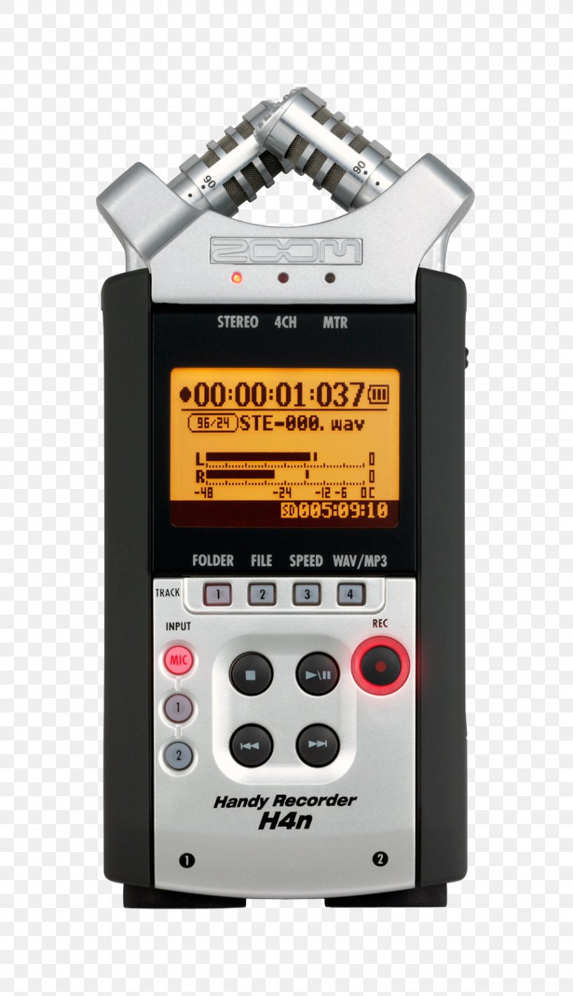Microphone Digital Audio Zoom H4n Handy Recorder Zoom Corporation, PNG, 862x1500px, Microphone, Audio, Digital Audio, Digital Data, Digital Recording Download Free