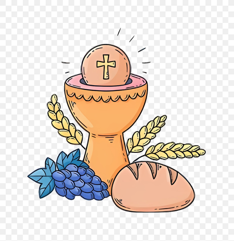 Baptism - Communion Elements With Bread And Wine, PNG, 1020x1048px ...