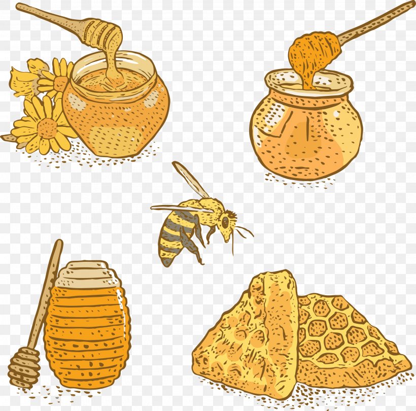 Bee Honey Apis Florea, PNG, 2833x2799px, Bee, Apis Florea, Commodity, Food, Fruit Download Free