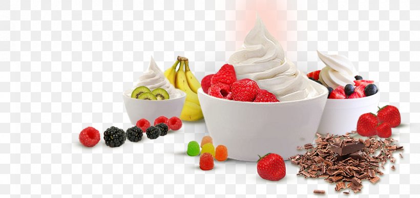 Frozen Yogurt Ice Cream Yogurt Heaven III Yoghurt Soft Serve, PNG, 860x406px, Frozen Yogurt, Cream, Dairy Product, Dairy Products, Dessert Download Free