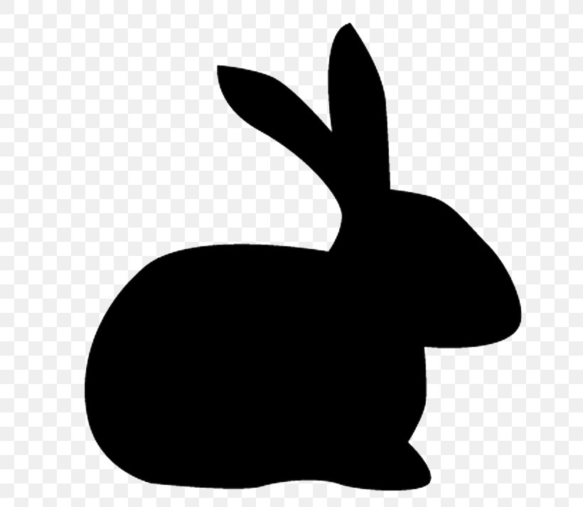 Domestic Rabbit Hare Silhouette Clip Art, PNG, 680x713px, Domestic Rabbit, Black, Black And White, Hare, Mammal Download Free