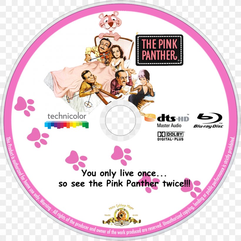 Poster The Pink Panther Comedy 1960s Font, PNG, 1000x1000px, Poster, Area, Color, Comedy, Film Download Free