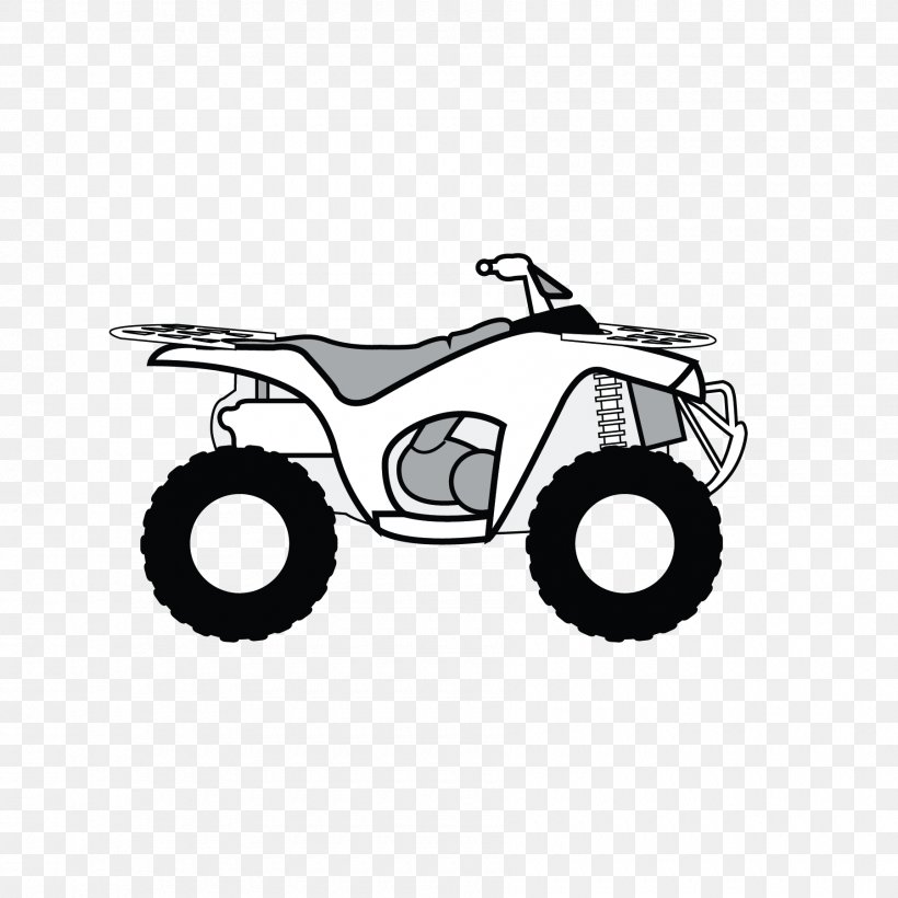 Tire Car All-terrain Vehicle Drawing Motorcycle, PNG, 1800x1800px, Tire, Allterrain Vehicle, Automotive Design, Automotive Tire, Black Download Free