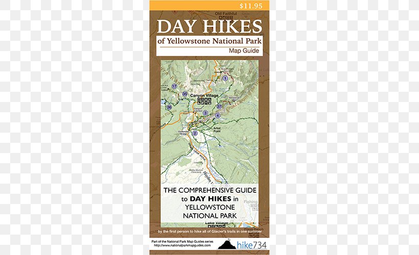 Yellowstone Caldera Highline Trail Zion National Park, PNG, 500x500px, Yellowstone Caldera, Flora, Glacier National Park, Hiking, Map Download Free