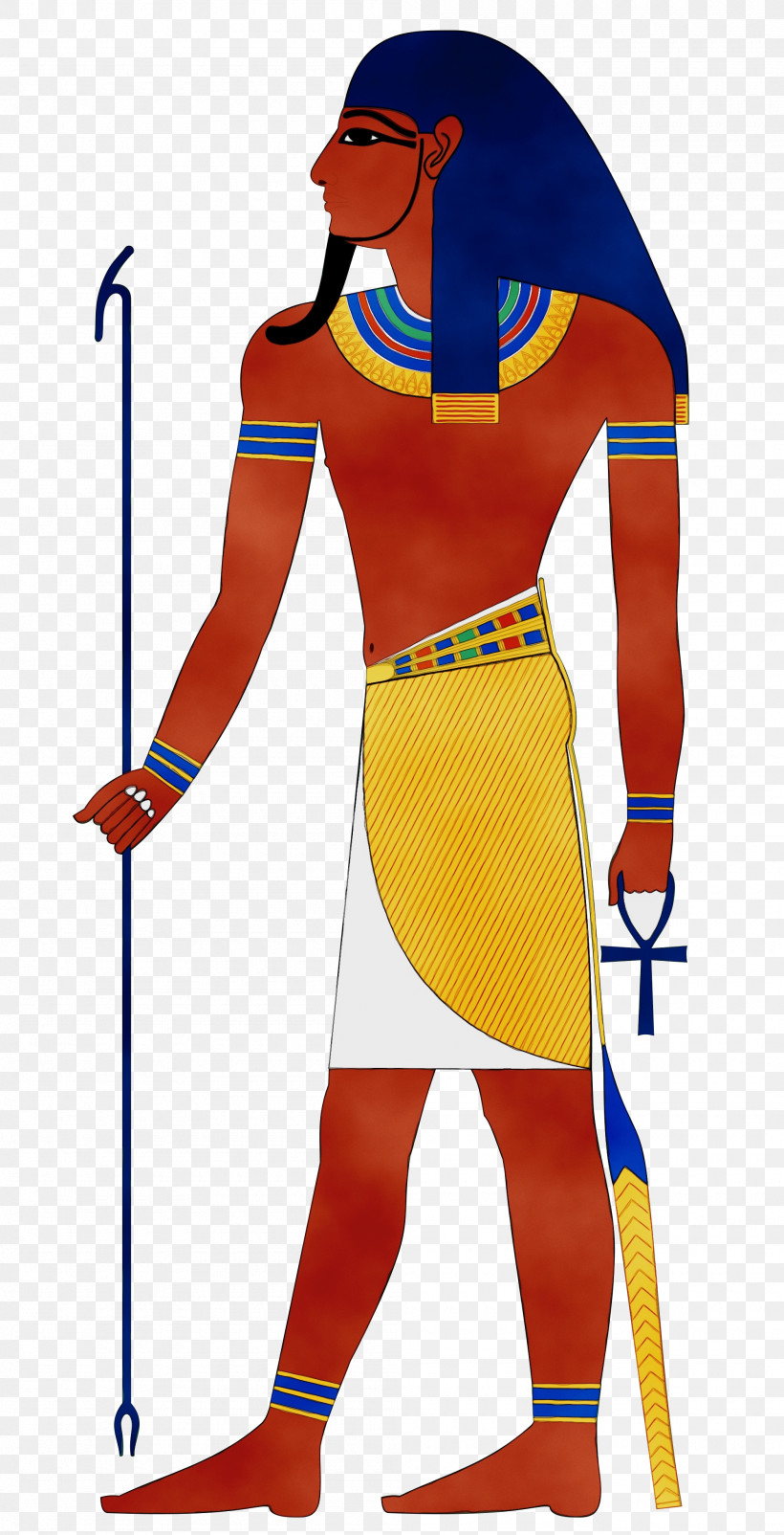 Ancient Egyptian Deities Ra Nut Atum Nu, PNG, 2000x3914px, Watercolor, Amun, Ancient Egyptian Deities, Atum, Creator Deity Download Free