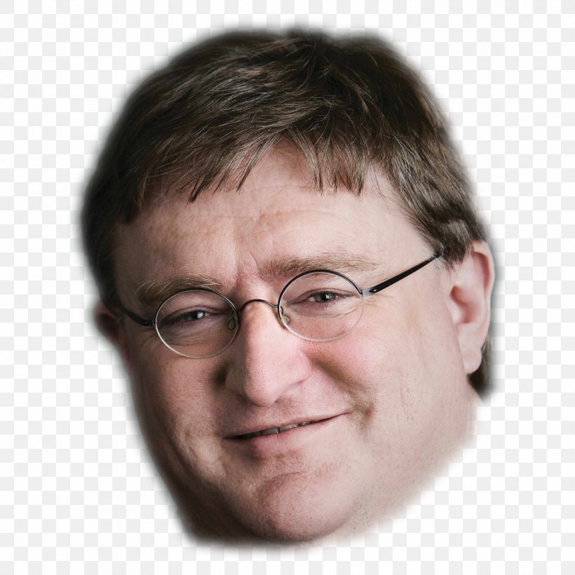 Gabe Newell Half-Life 2: Episode Three Team Fortress 2 Portal, PNG, 1500x1500px, Gabe Newell, Cheek, Chin, Close Up, Digital Distribution Download Free