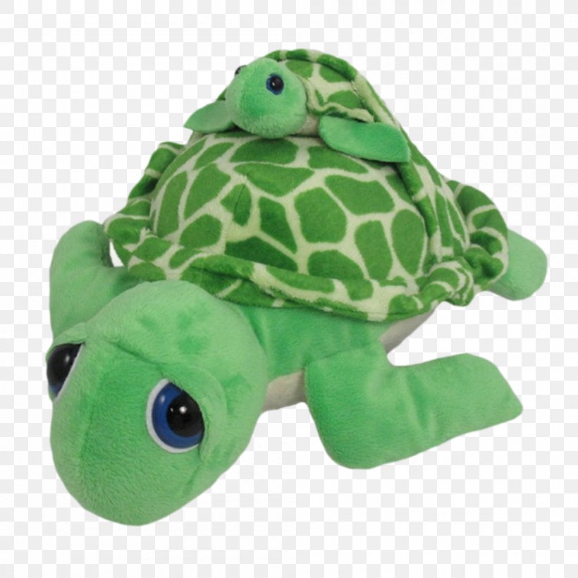 Green Sea Turtle Stuffed Animals & Cuddly Toys Tortoise, PNG, 1000x1000px, Watercolor, Cartoon, Flower, Frame, Heart Download Free