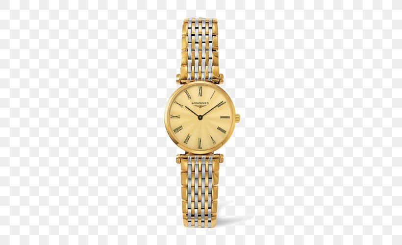 Longines Watch Quartz Clock Jewellery Gold, PNG, 500x500px, Longines, Bracelet, Brand, Bucherer Group, Buckle Download Free
