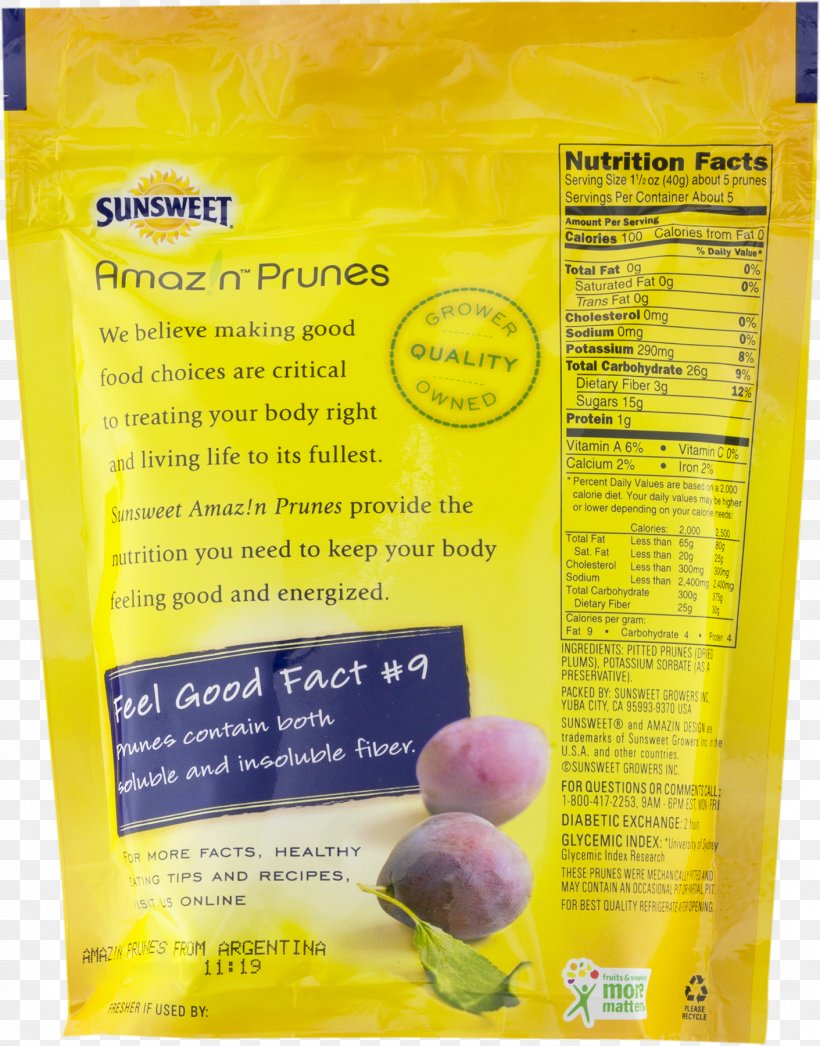 Prune Nutrition Facts Label Sunsweet Growers Inc. Dried Fruit, PNG, 1411x1800px, Prune, Calorie, Dietary Fiber, Dried Fruit, Fruit Download Free