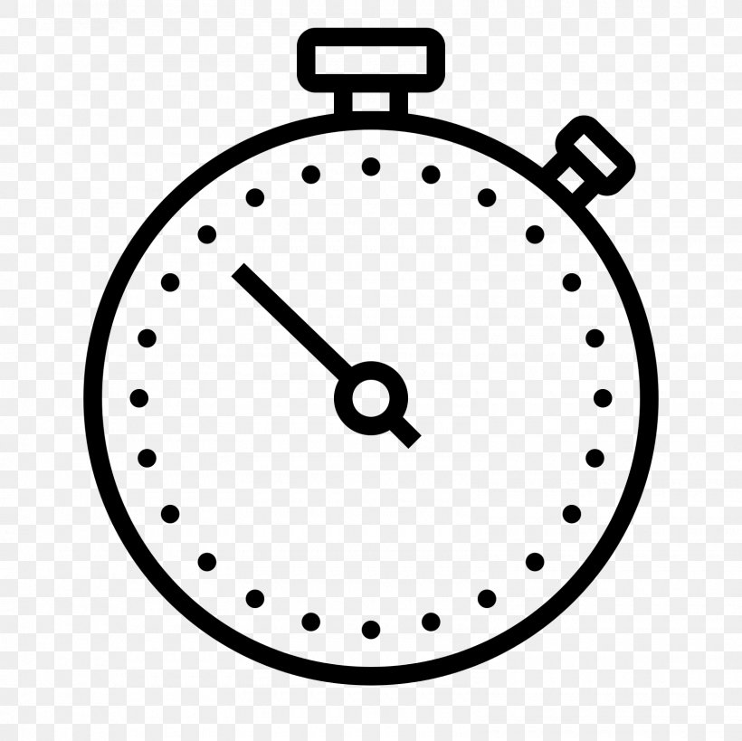 Stopwatch Pocket Watch Clip Art, PNG, 1600x1600px, Stopwatch, Area, Black And White, Chronometer Watch, Clock Download Free